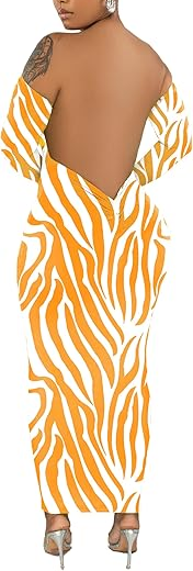 Womens Sexy Long Sleeve Off The Shoulder Maxi Dress