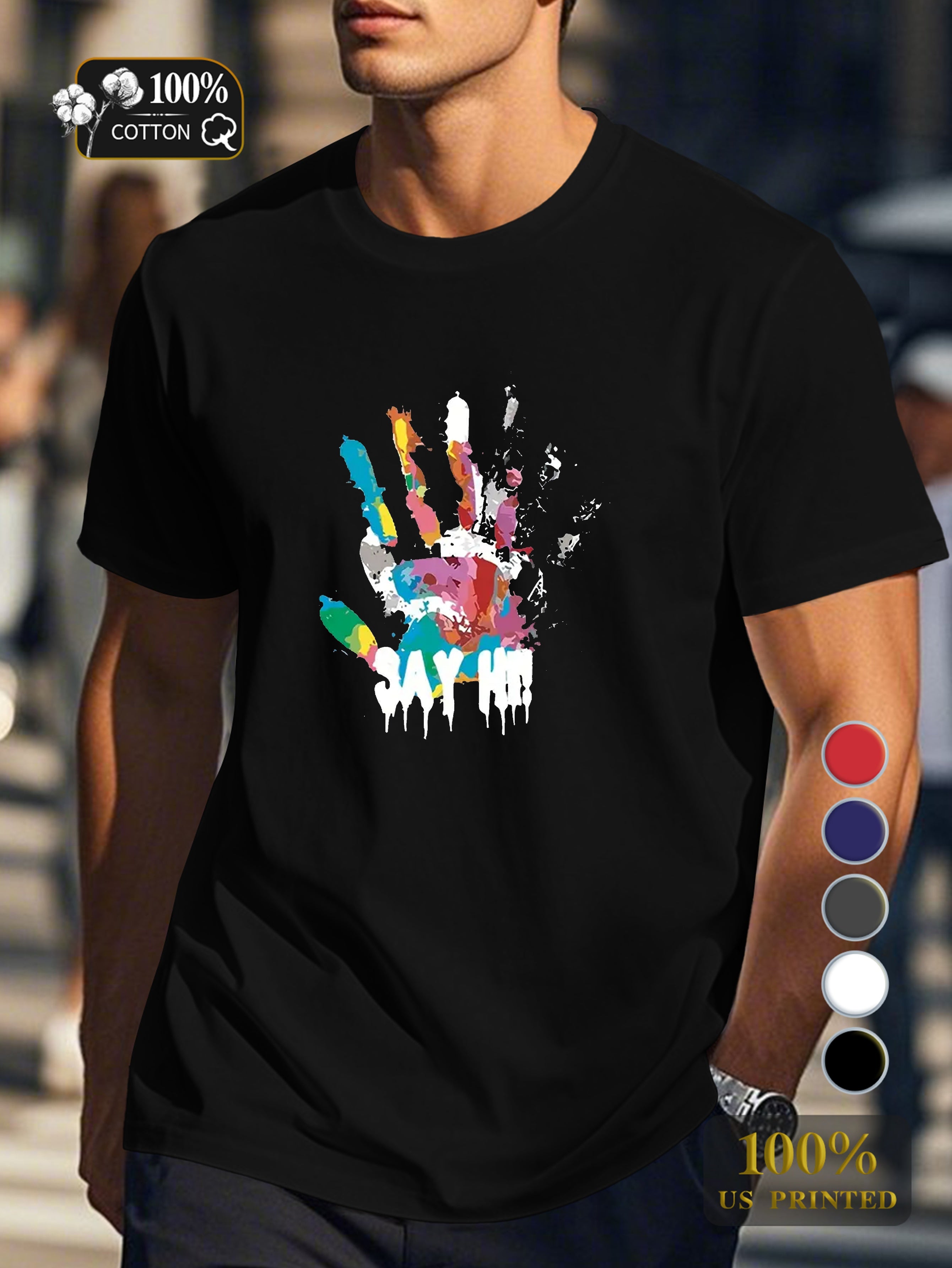 Tn 0812 1 Men's pure cotton Tshirt Comfort Fit