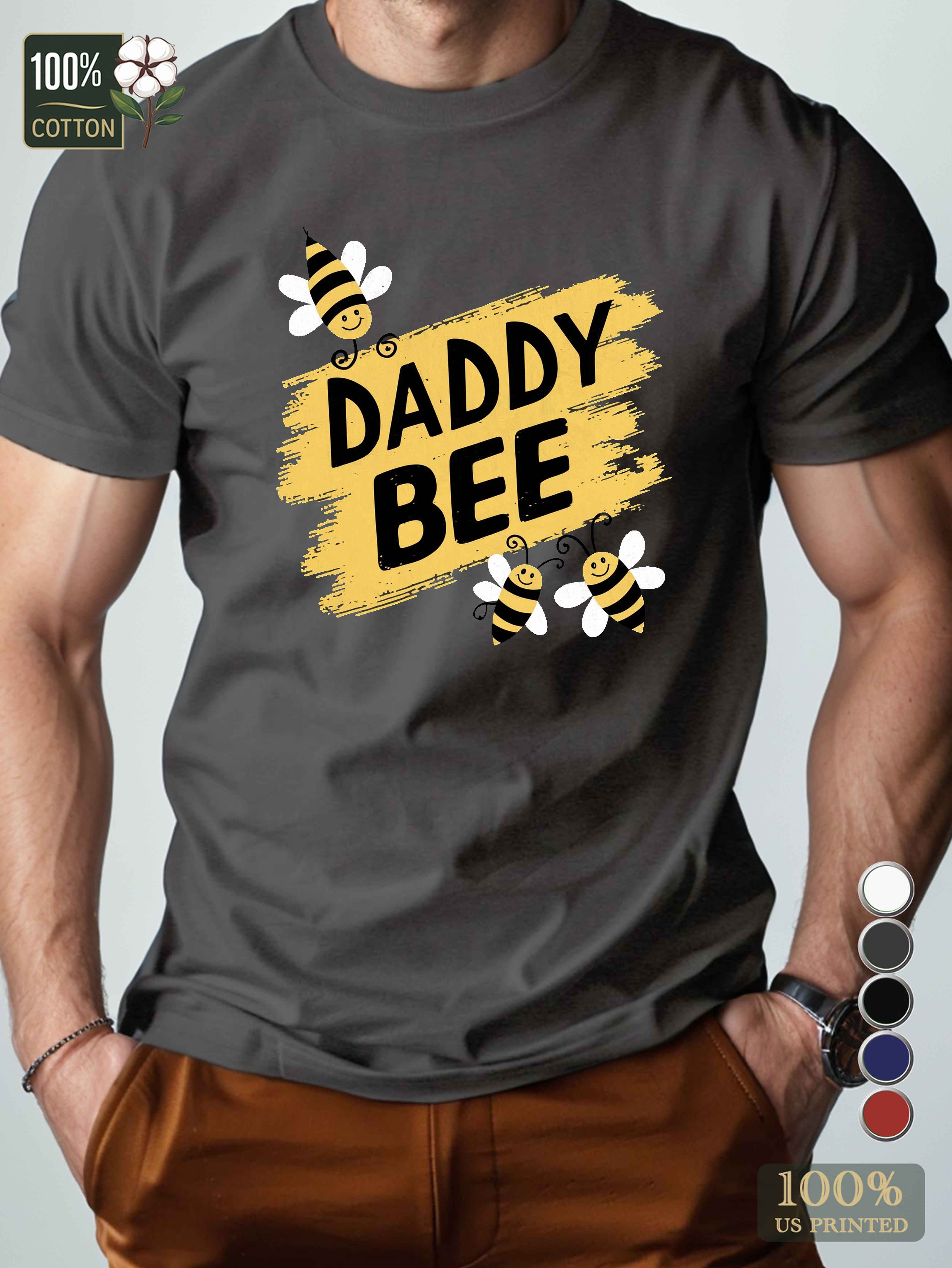 DADDY BEE Men's pure cotton Tshirt Comfort Fit