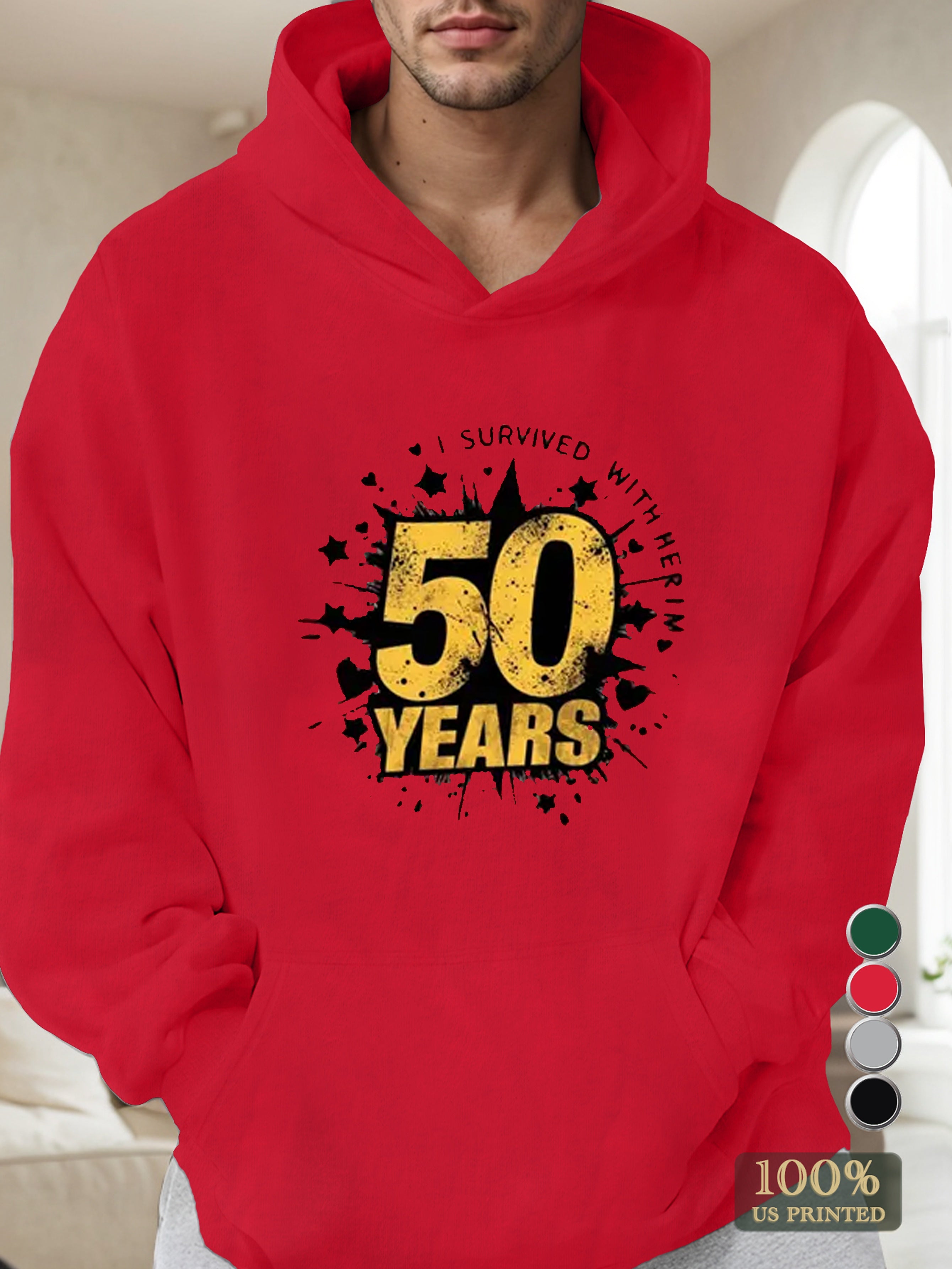 Tn 0808 2 Men's hooded sweatshirt