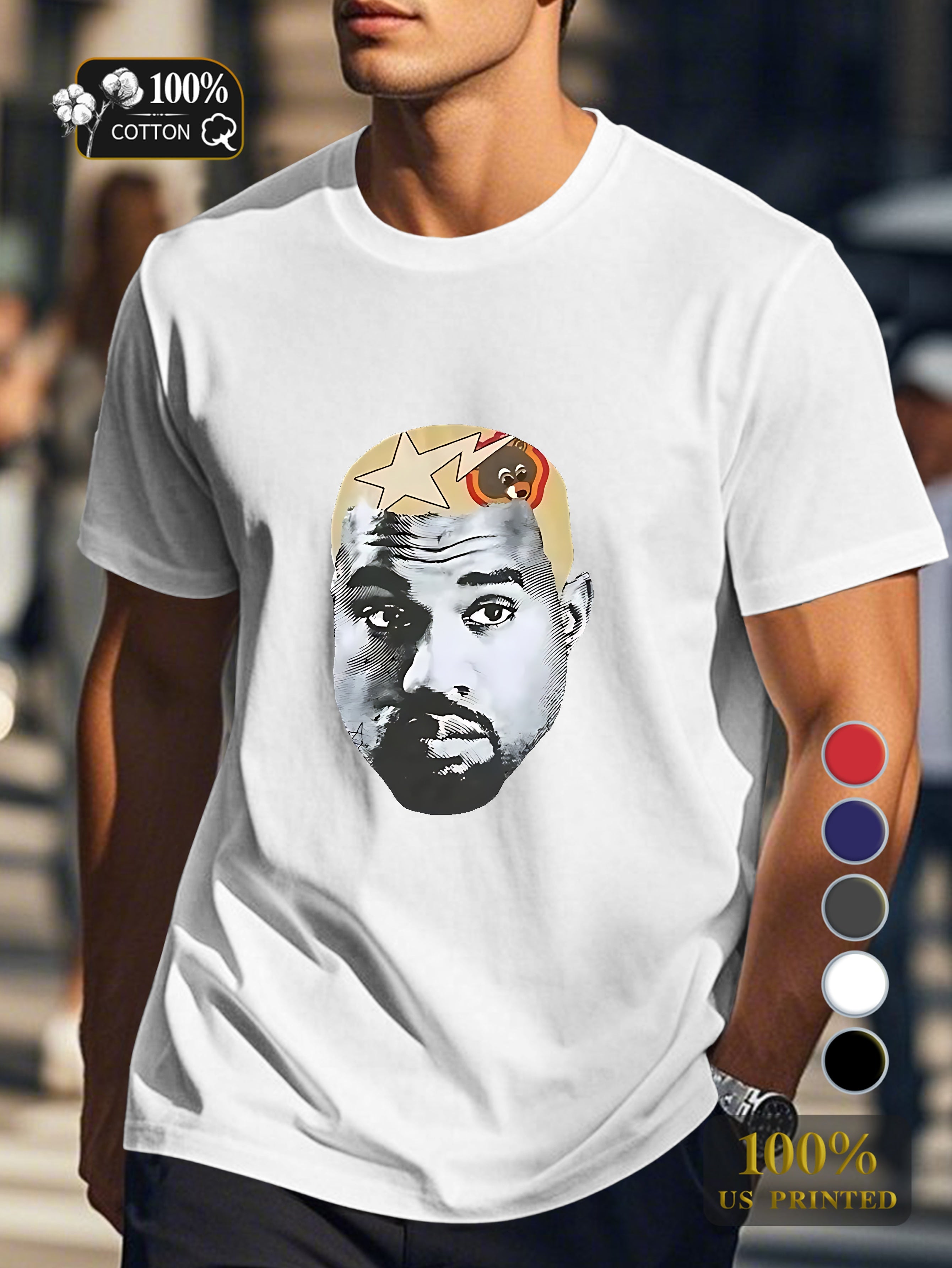 Tn 0724 4 Men's pure cotton Tshirt Comfort Fit