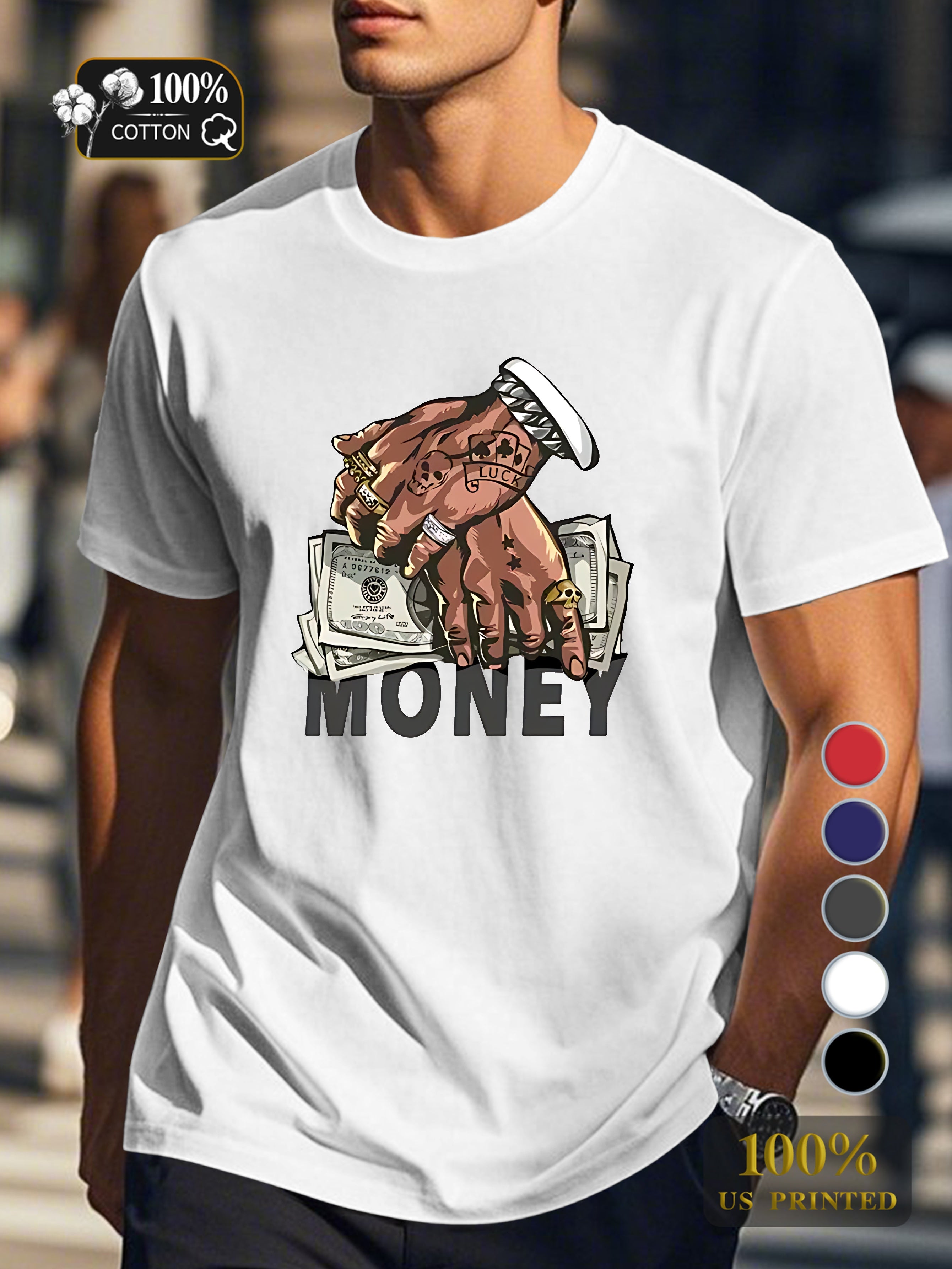 Tn 0728 3 Men's pure cotton Tshirt Comfort Fit