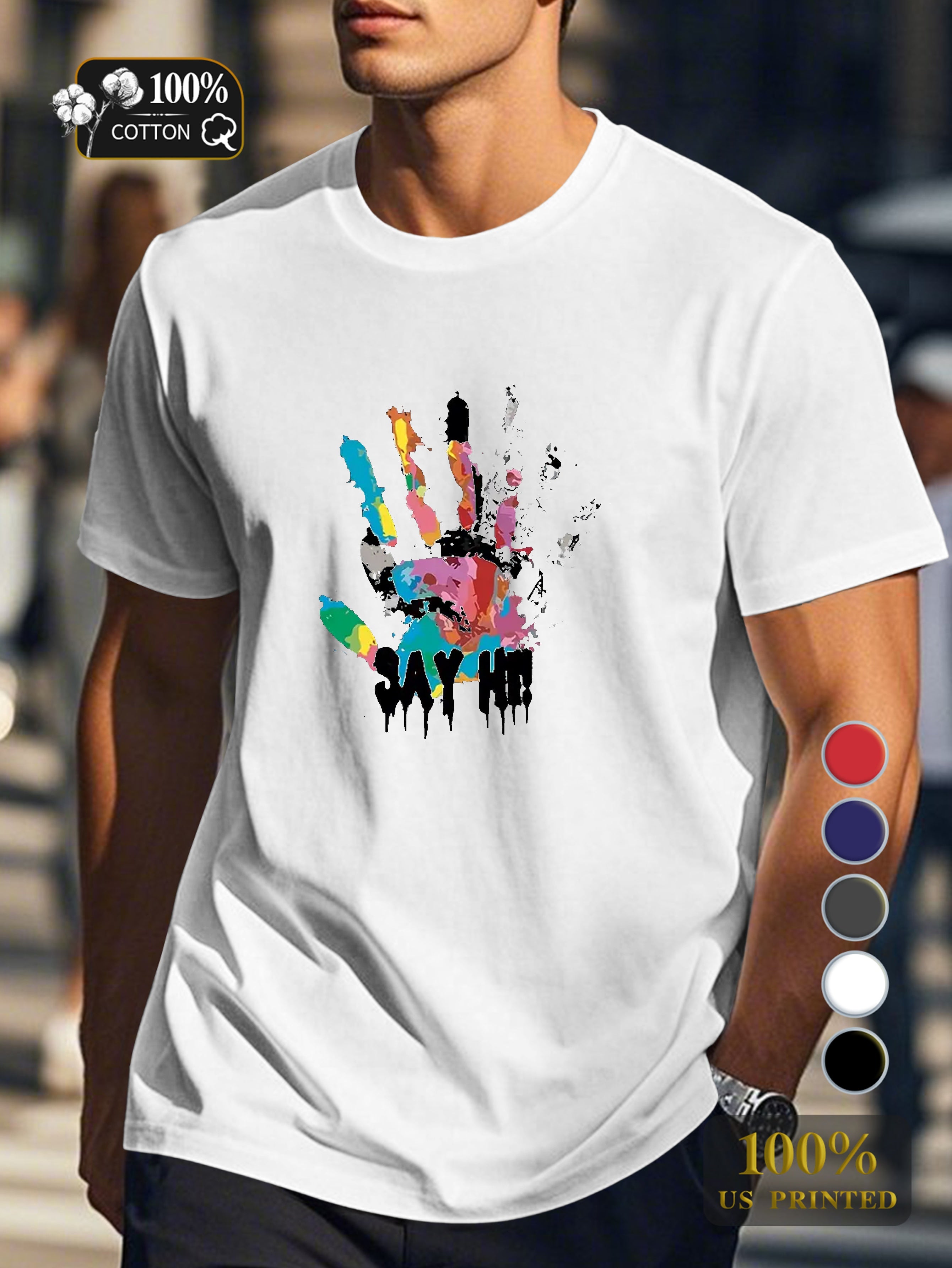 Tn 0812 1 Men's pure cotton Tshirt Comfort Fit