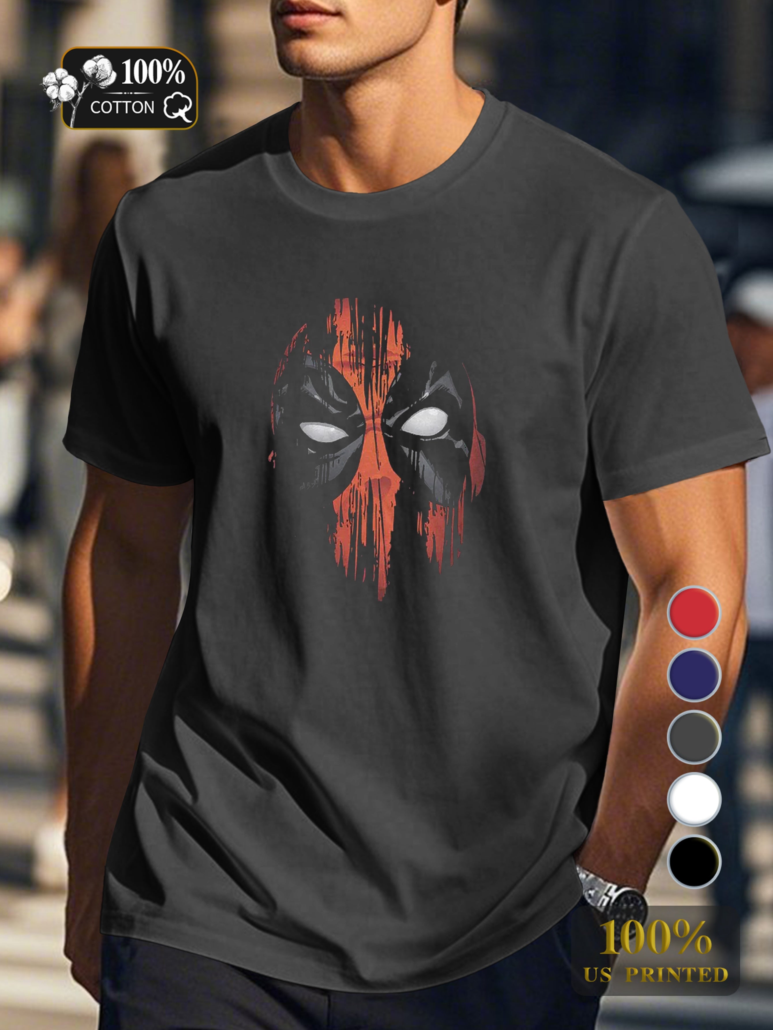 Xw 0716 4 Men's pure cotton Tshirt Comfort Fit