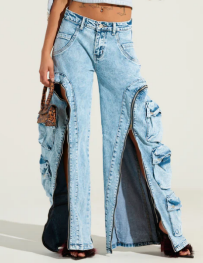 Real Chill Cargo Zip Jeans