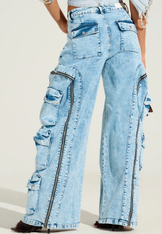 Real Chill Cargo Zip Jeans