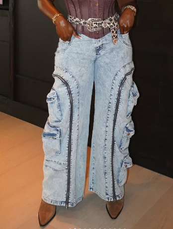 Real Chill Cargo Zip Jeans