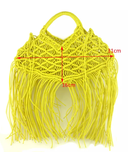 Fringe Tote Clutch