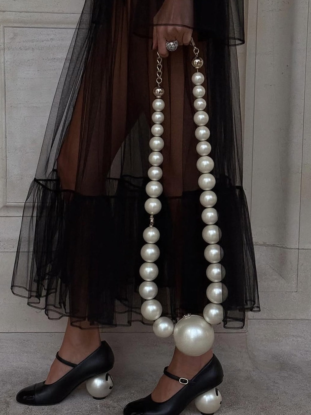 Pearl Necklace Bag