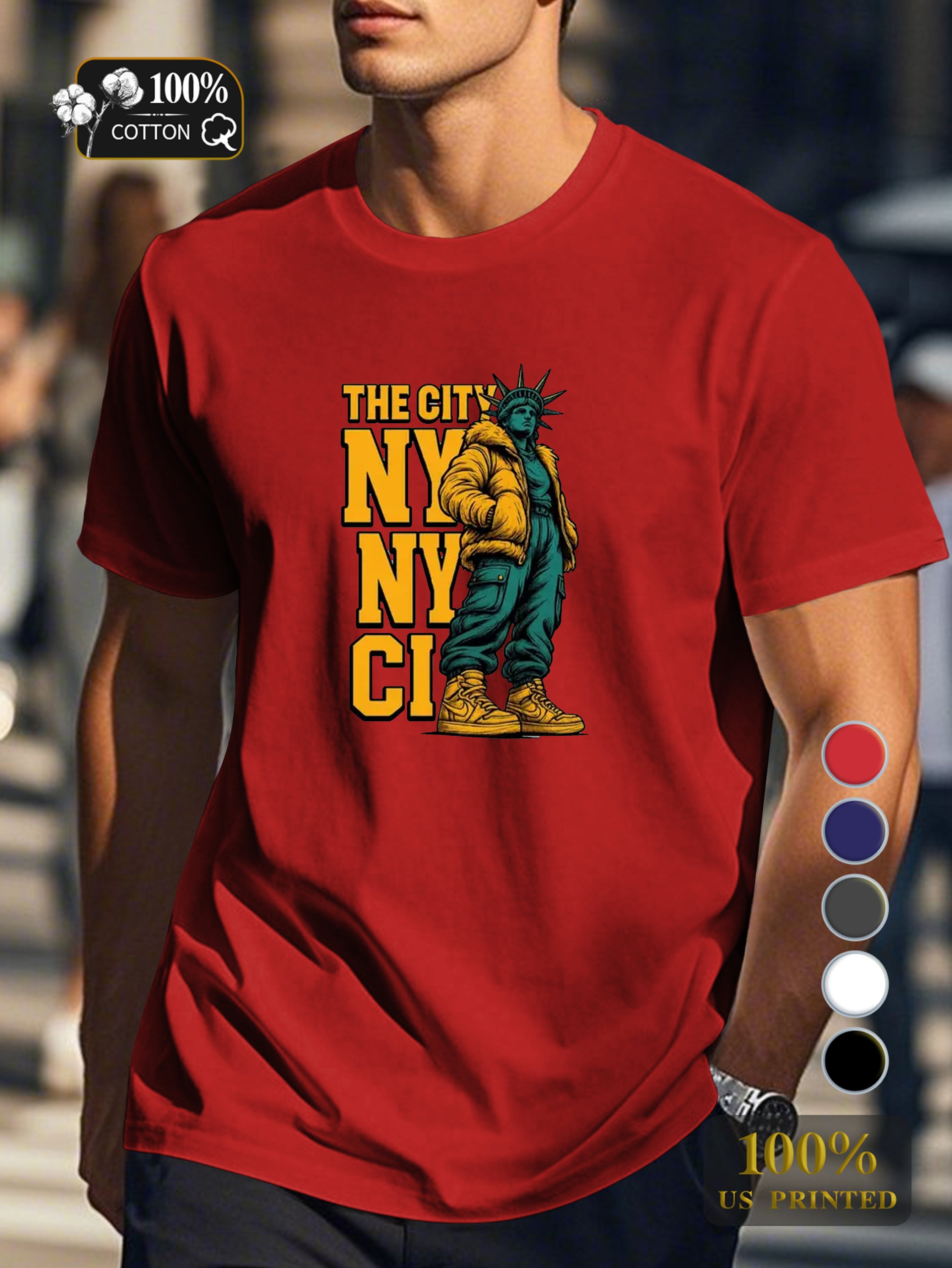 Tn 0801 2 Men's pure cotton Tshirt Comfort Fit