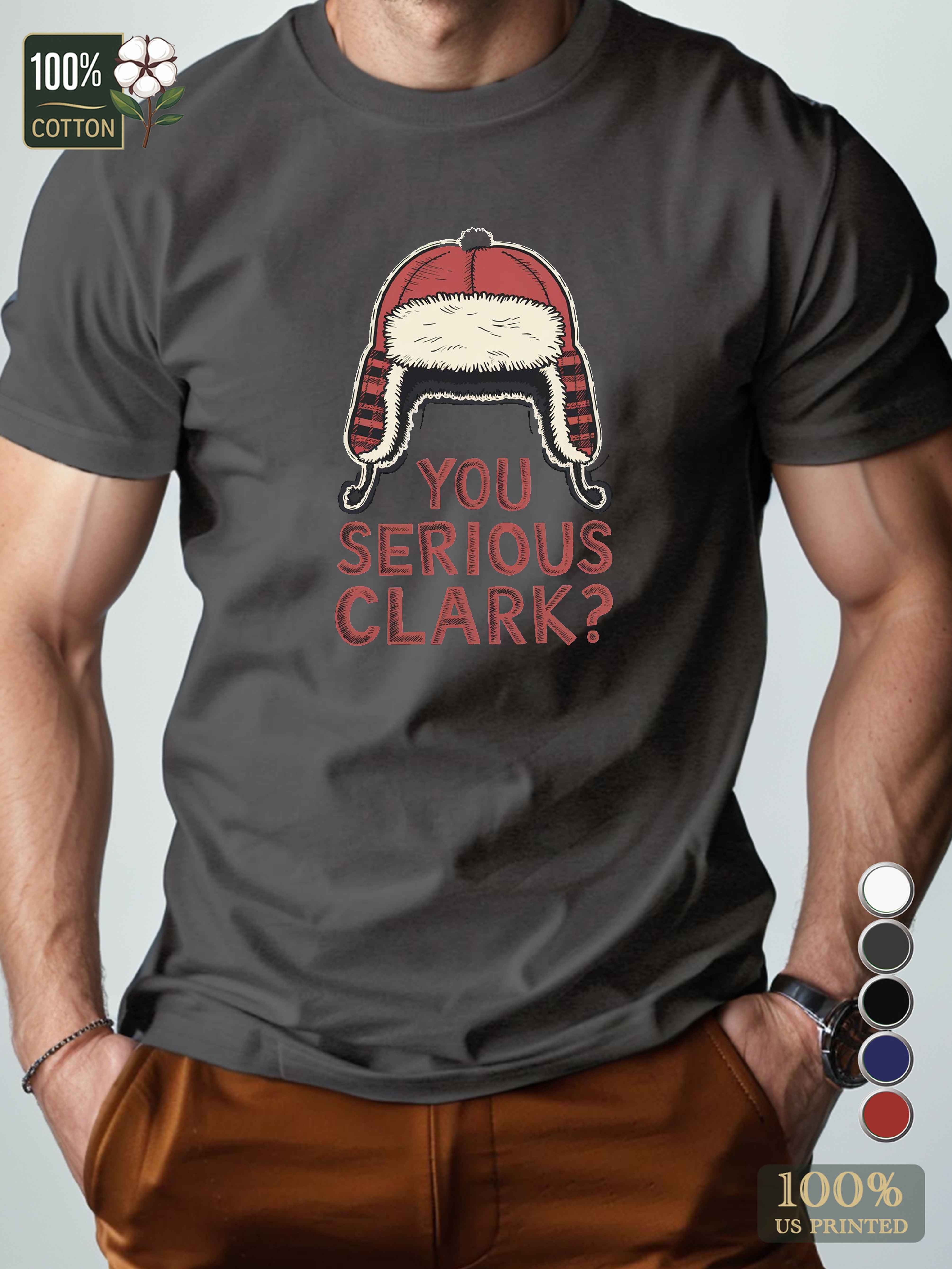 YOU SERIOUS CLARK Men's pure cotton Tshirt Comfort Fit