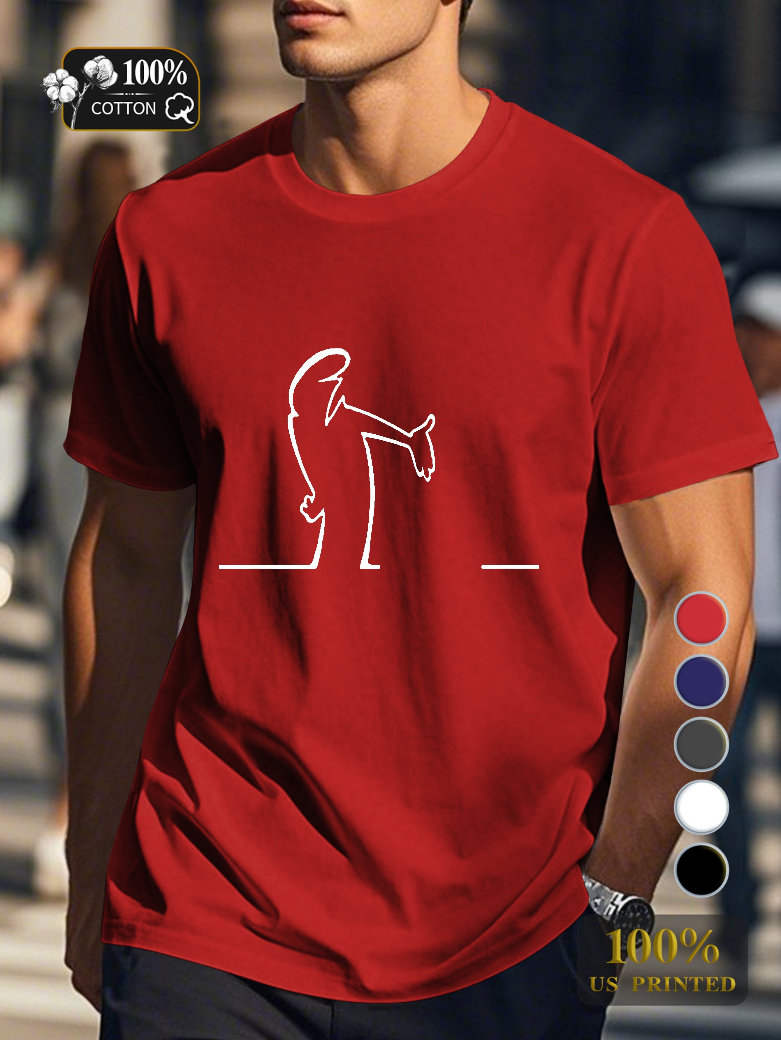 Tn 0710 7 Men's pure cotton Tshirt Comfort Fit