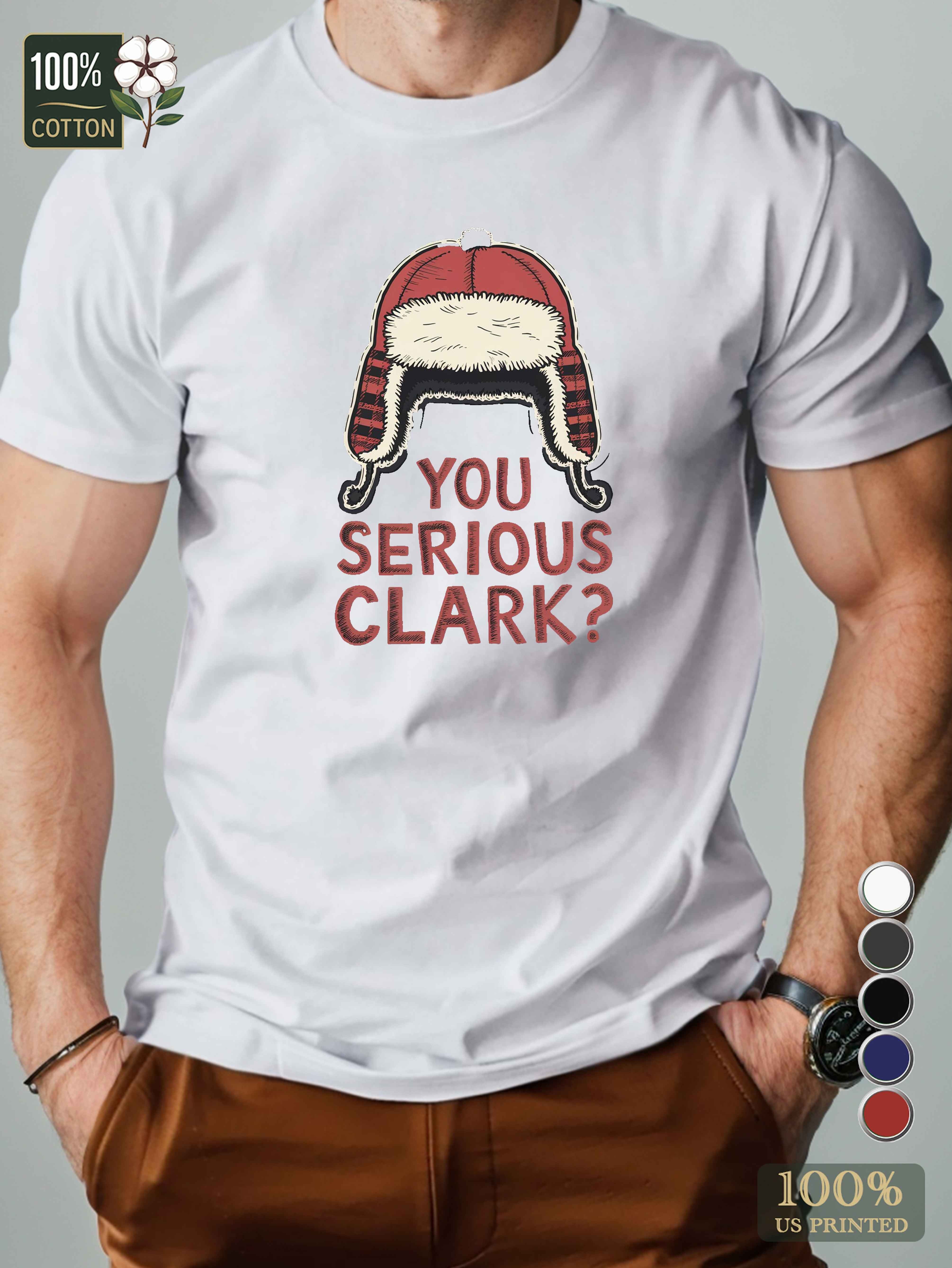 YOU SERIOUS CLARK Men's pure cotton Tshirt Comfort Fit