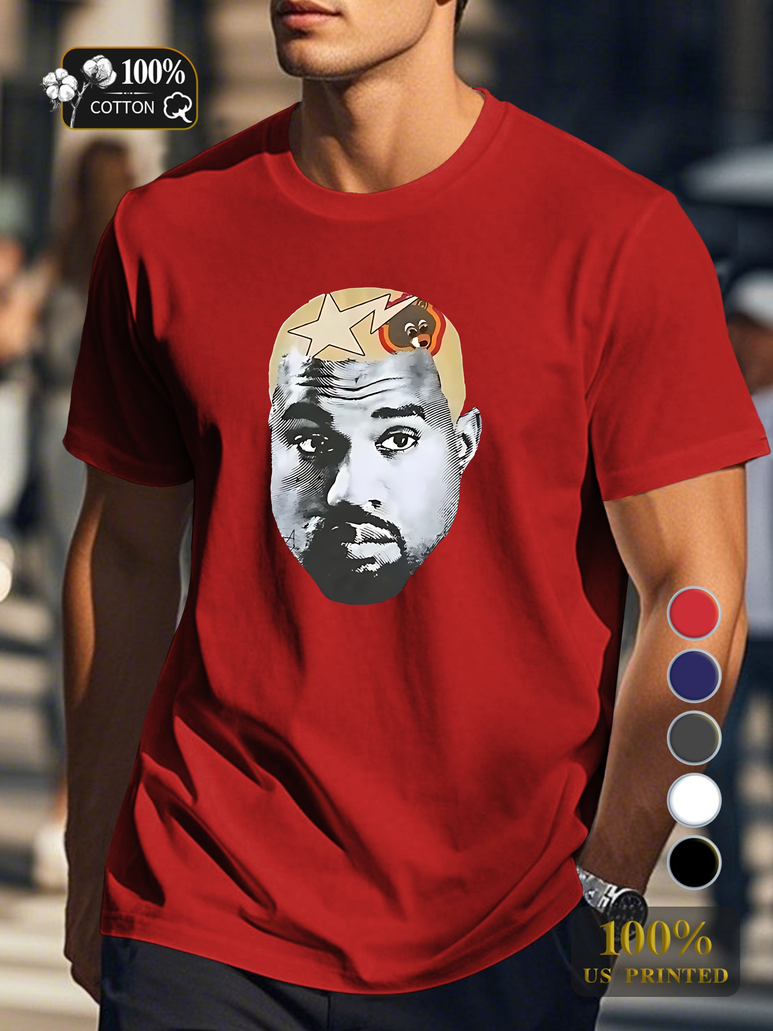 Tn 0724 4 Men's pure cotton Tshirt Comfort Fit