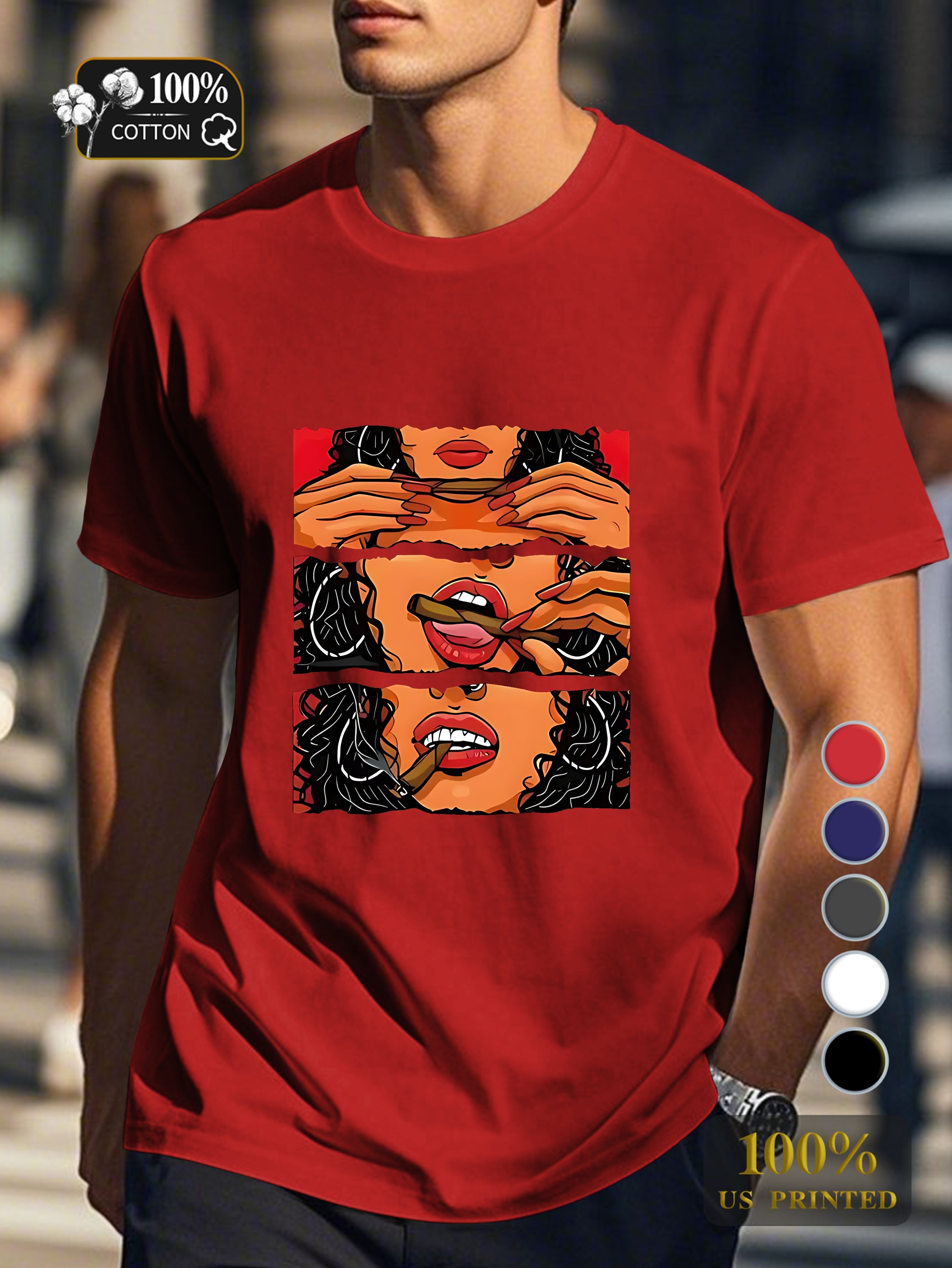 Tn 0728 7 Men's pure cotton Tshirt Comfort Fit