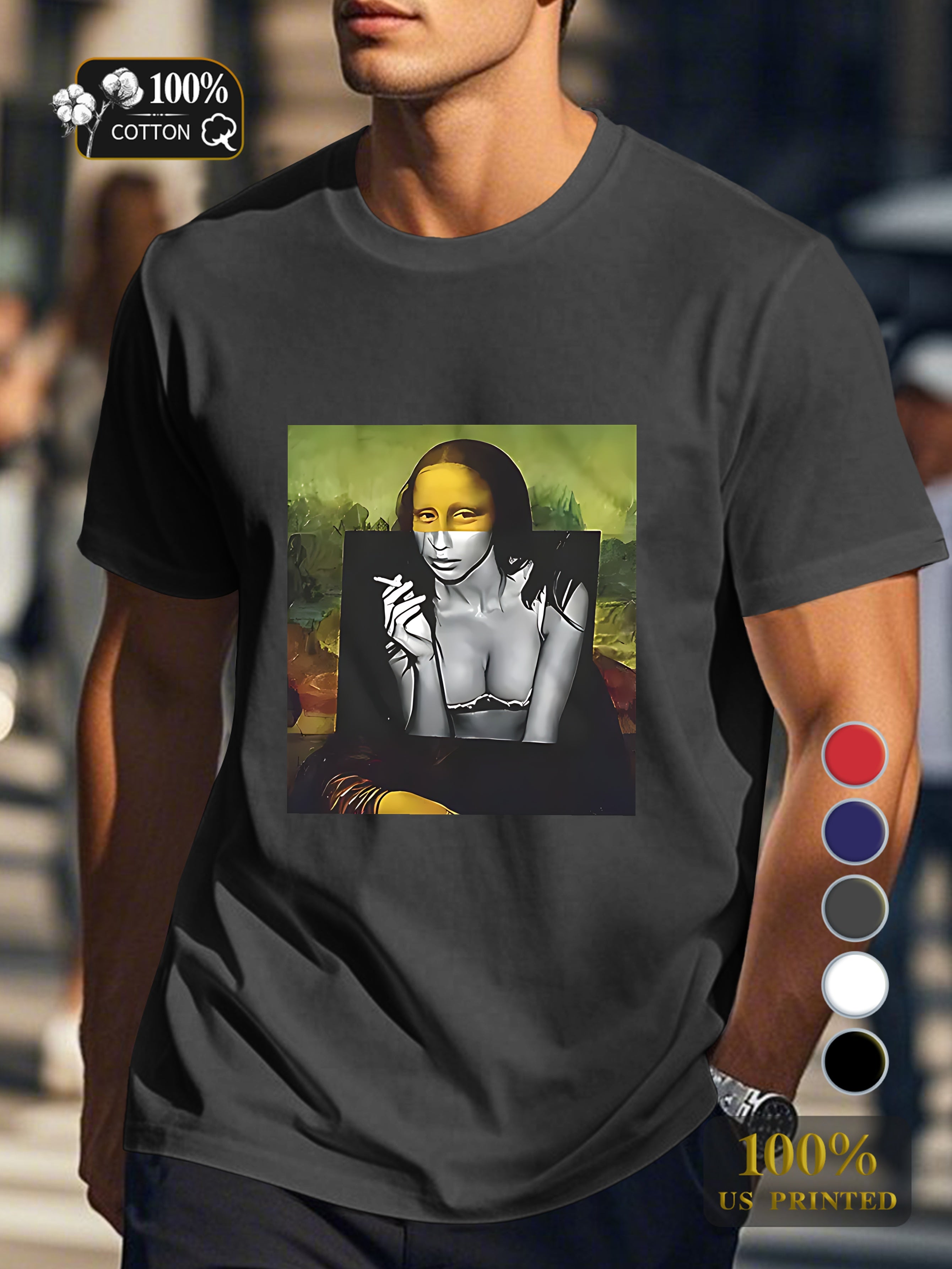 Tn 0729 4 Men's pure cotton Tshirt Comfort Fit