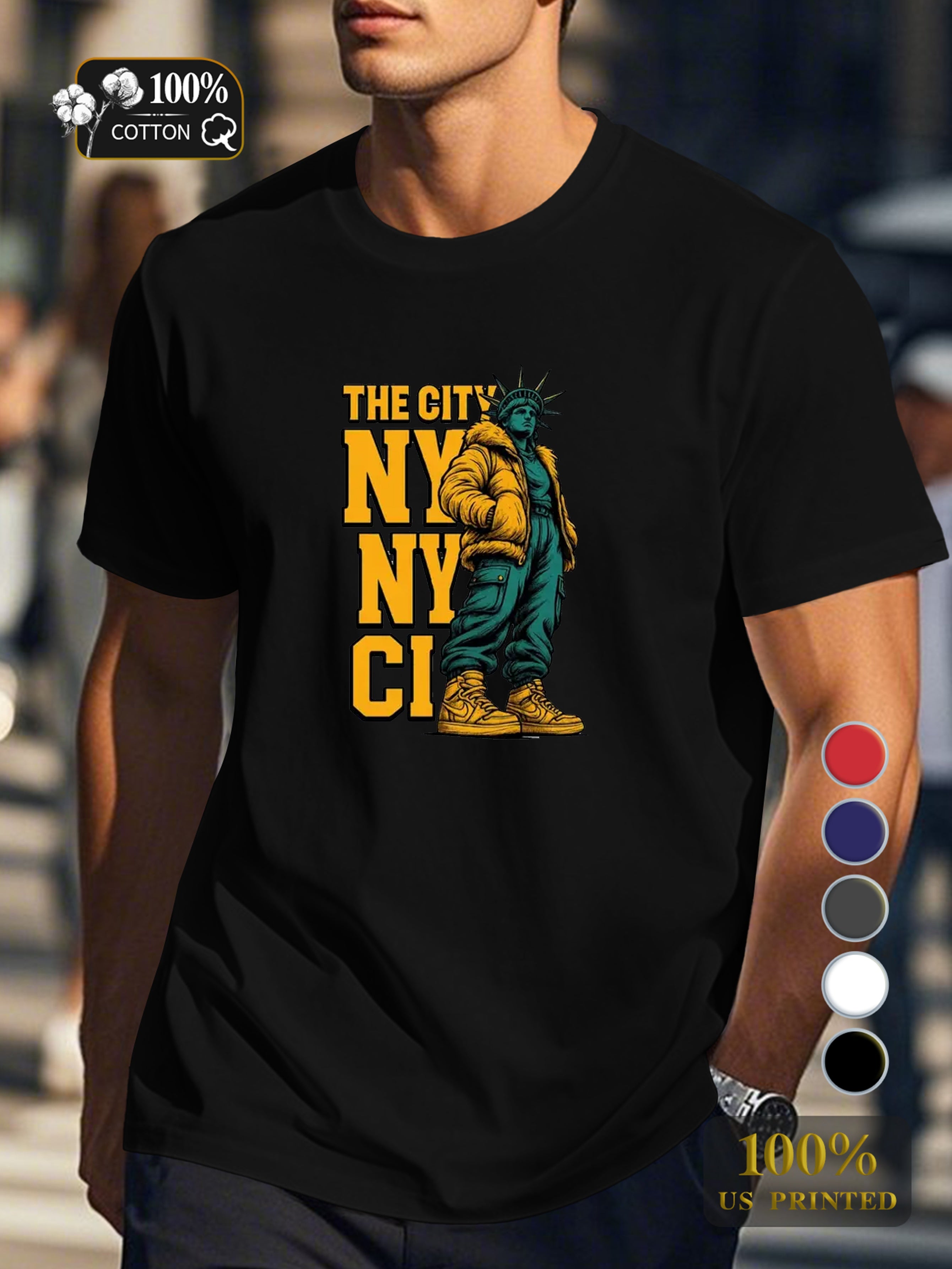 Tn 0801 2 Men's pure cotton Tshirt Comfort Fit