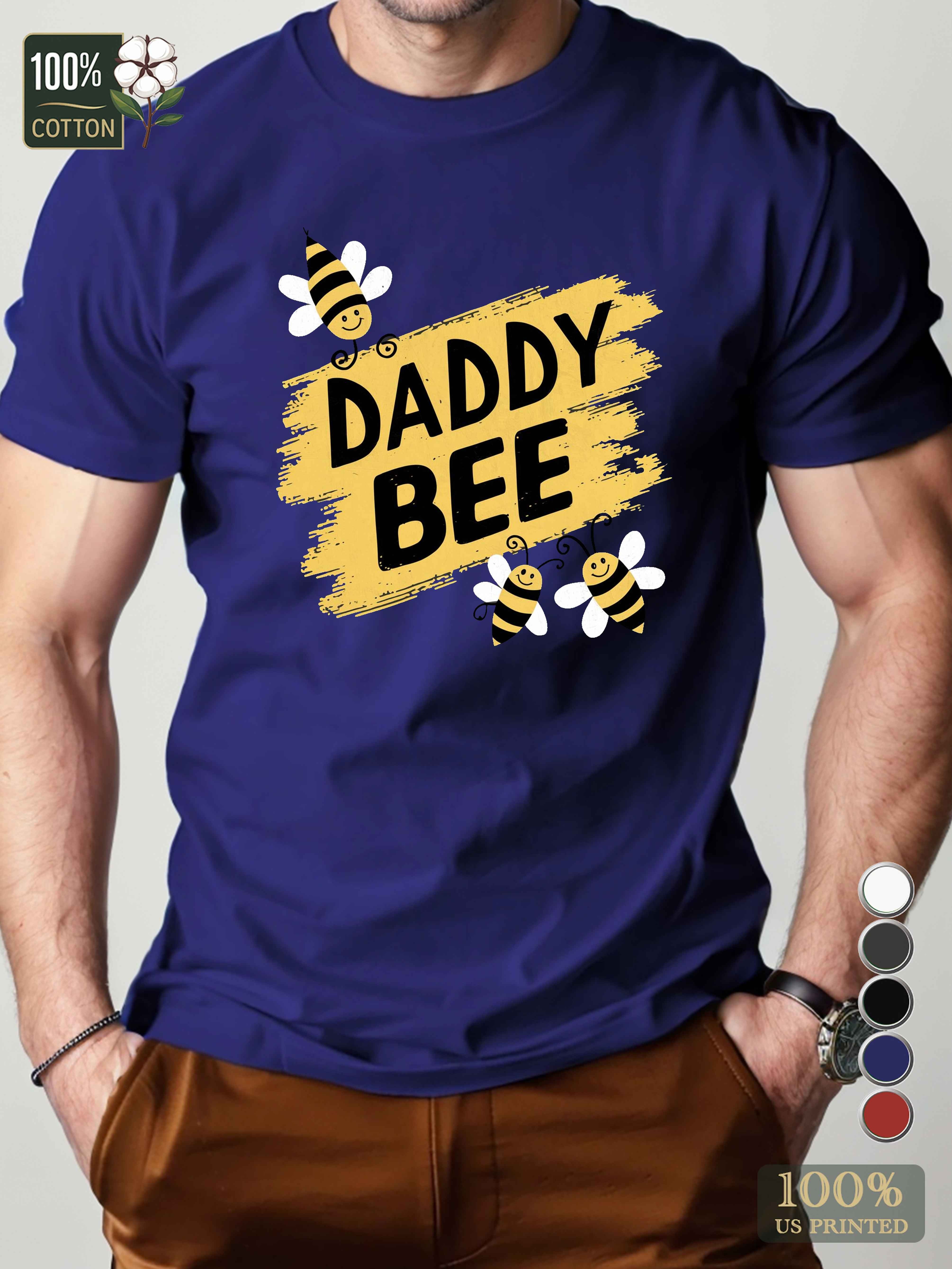 DADDY BEE Men's pure cotton Tshirt Comfort Fit
