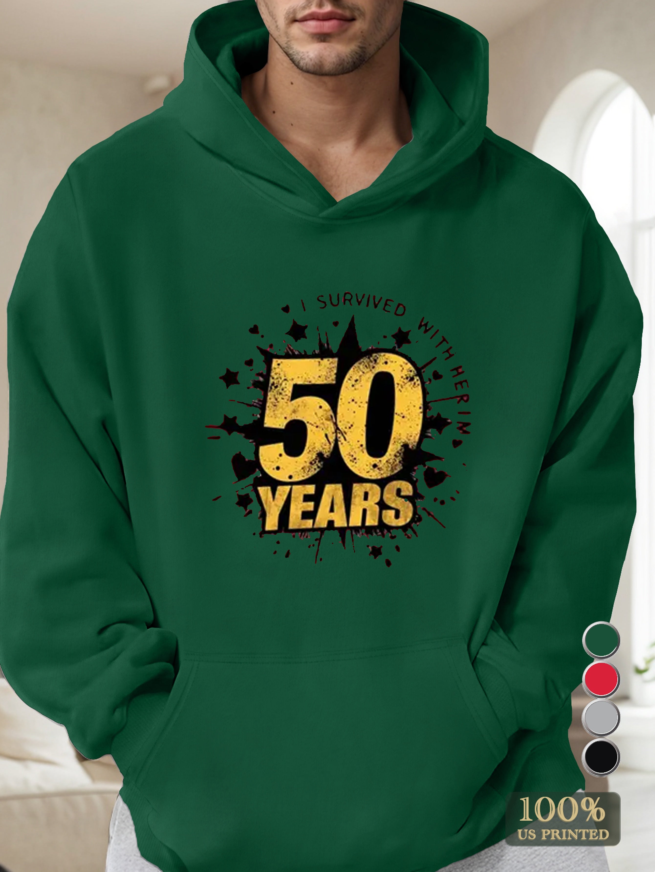 Tn 0808 2 Men's hooded sweatshirt