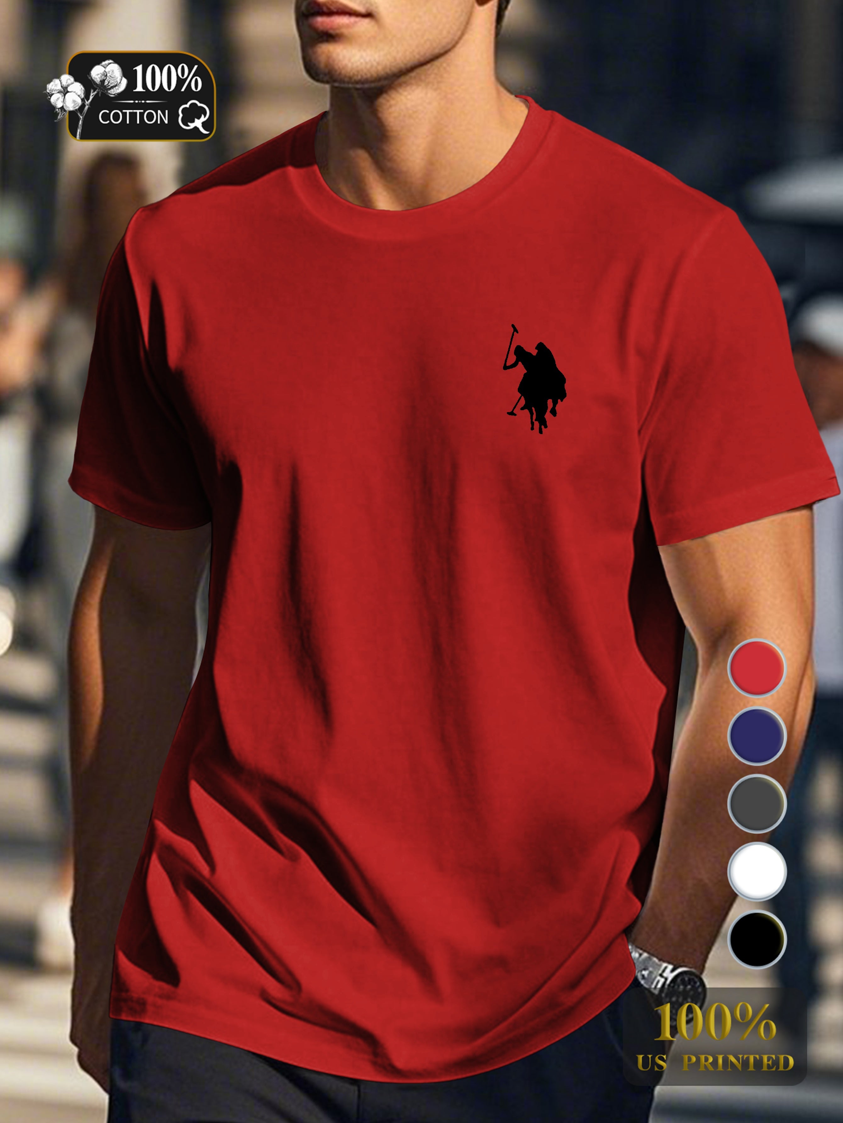 Tn 0812 7 Men's pure cotton Tshirt Comfort Fit