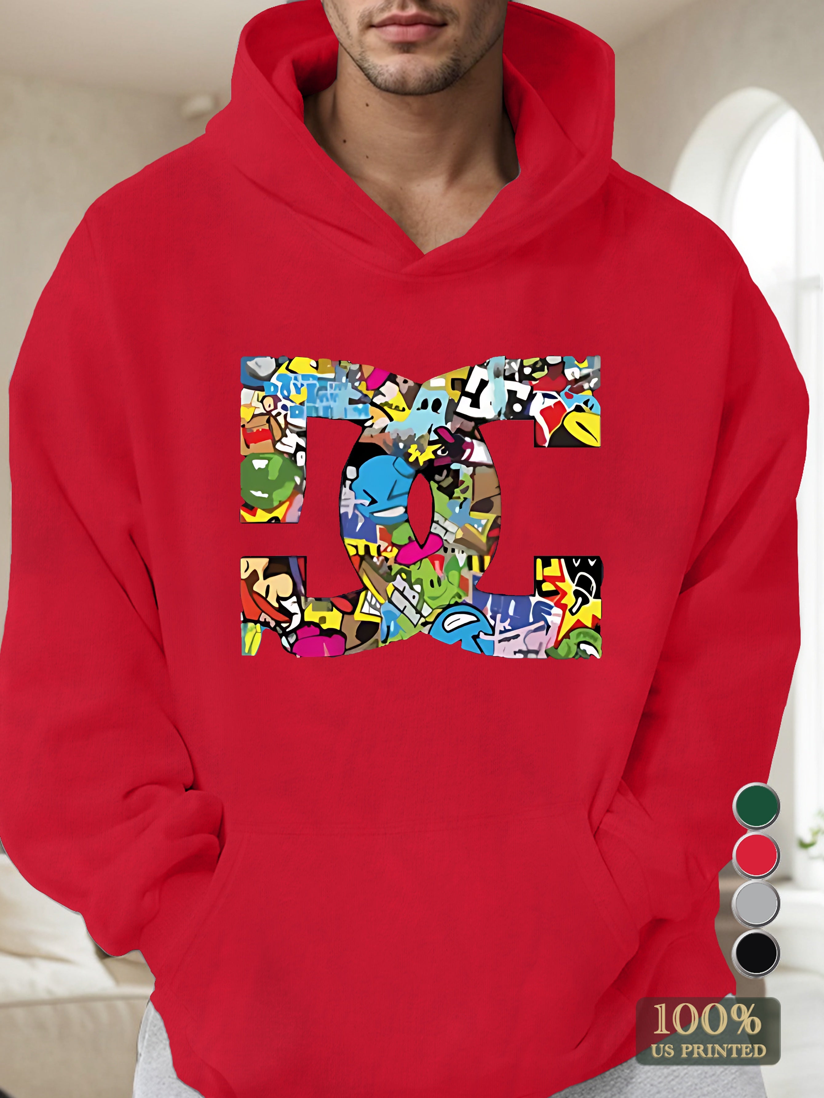 Tn 0807 3 Men's hooded sweatshirt