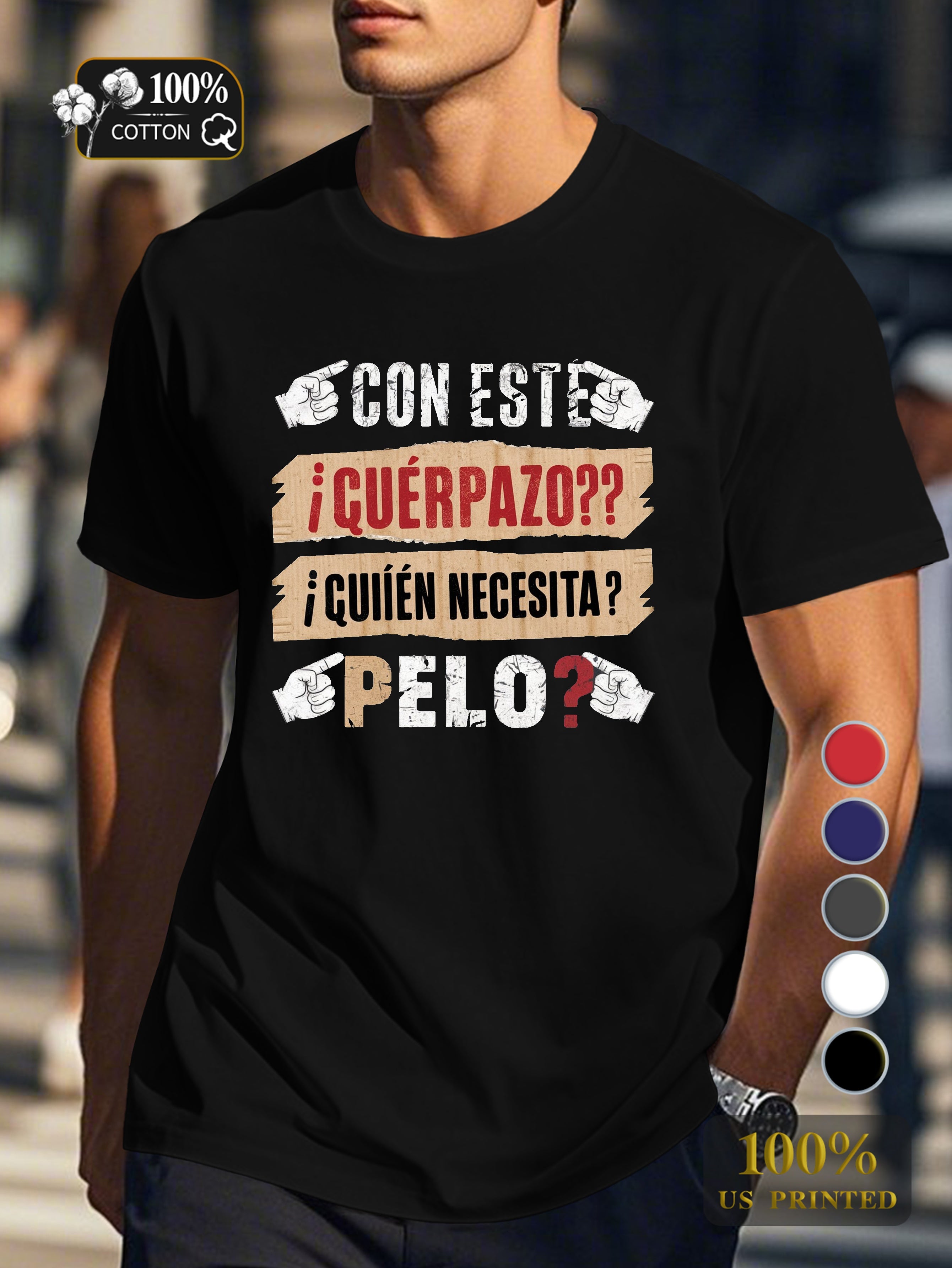 Creative typography design Men's pure cotton Tshirt Comfort Fit