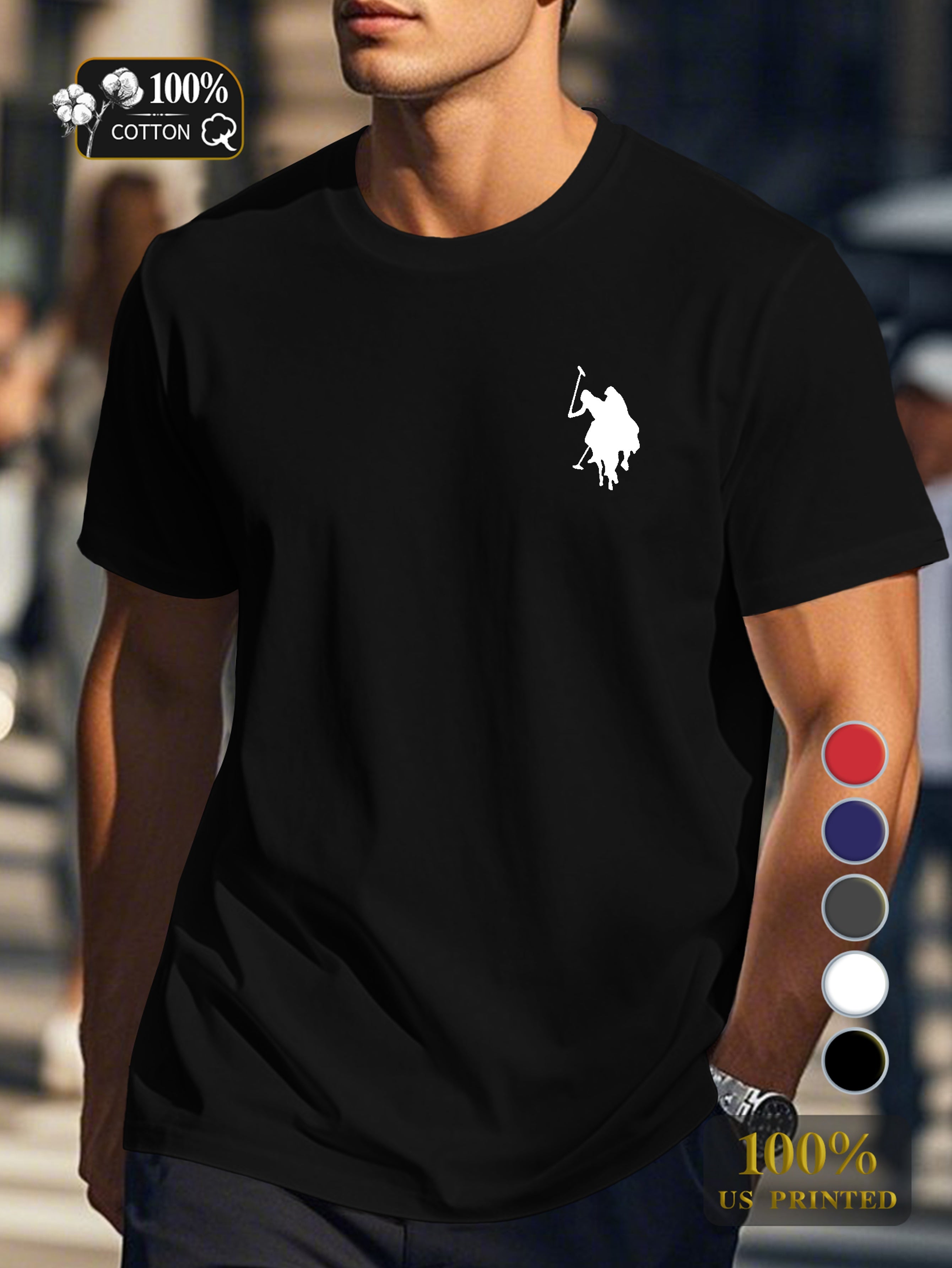 Tn 0812 7 Men's pure cotton Tshirt Comfort Fit