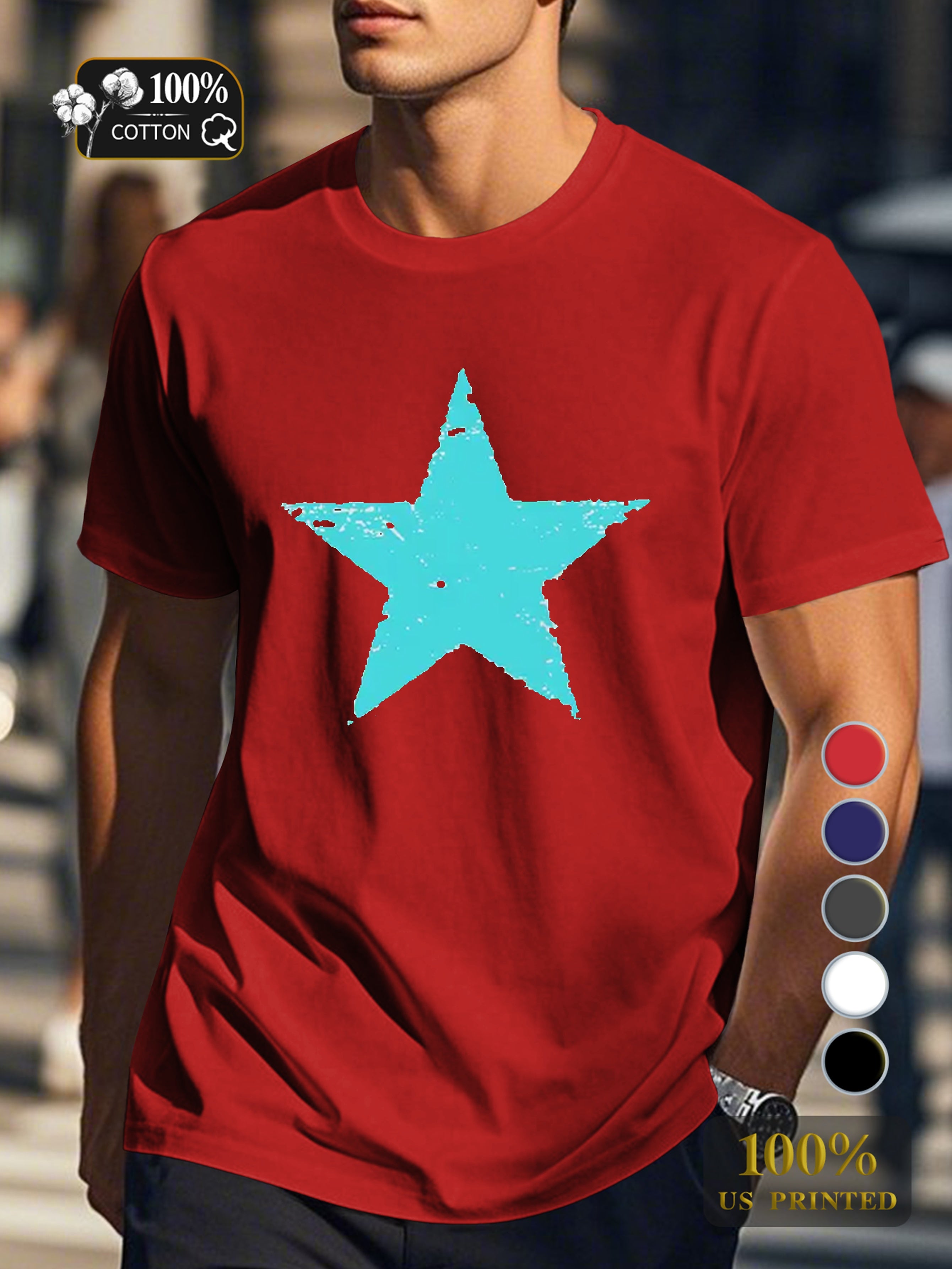 Tn 0805 2 Men's pure cotton Tshirt Comfort Fit