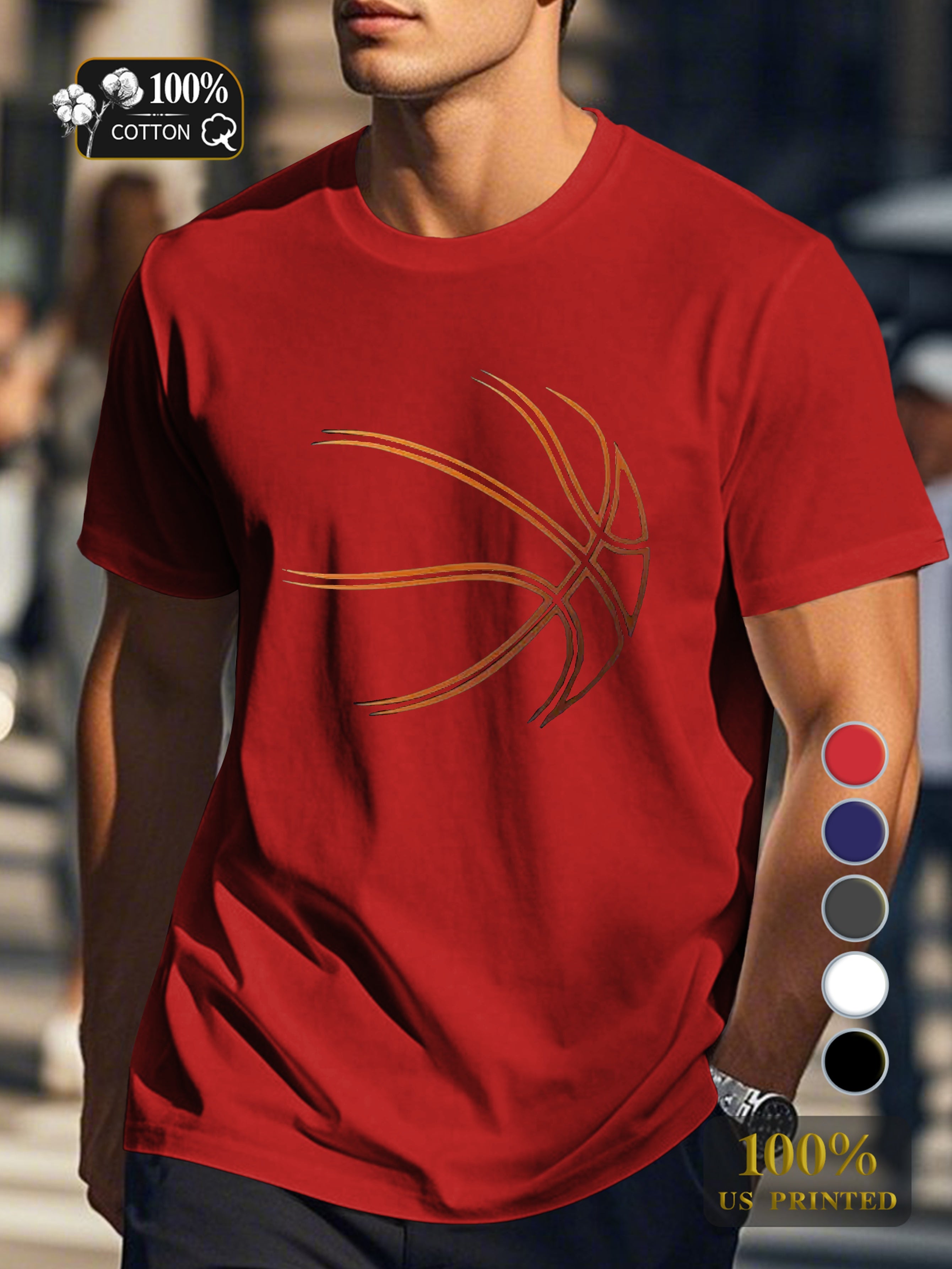 Tn 0804 2 Men's pure cotton Tshirt Comfort Fit